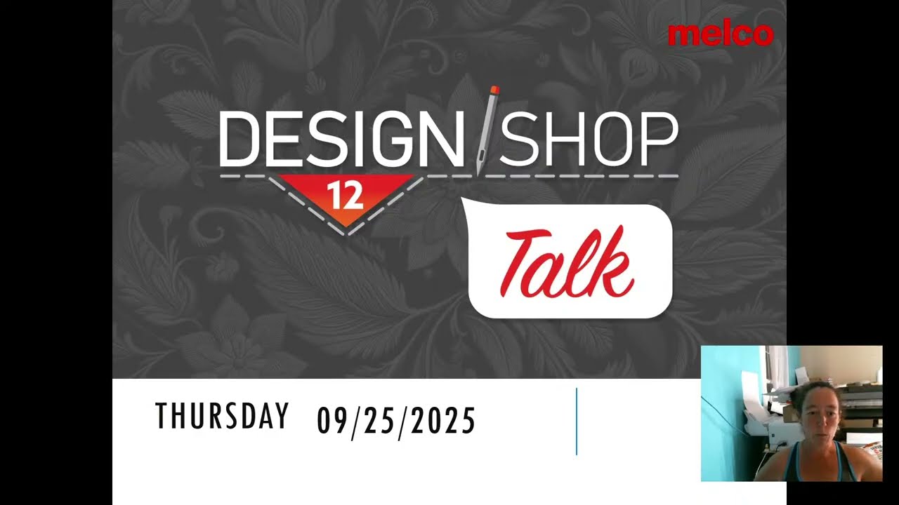 DesignShop Talk 9/25/2025 | Custom Shield Design, Design Checker Errors, Remove Short Stitches