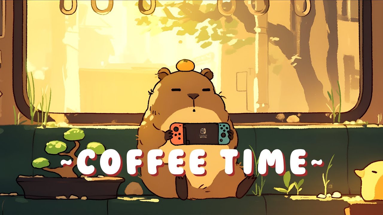 Capybara Music Corner - Chill Jazz Beats to Relax/Study ~ Dreamy Vibes ~ 🦫 🎮 ☕ | Sleep Aid