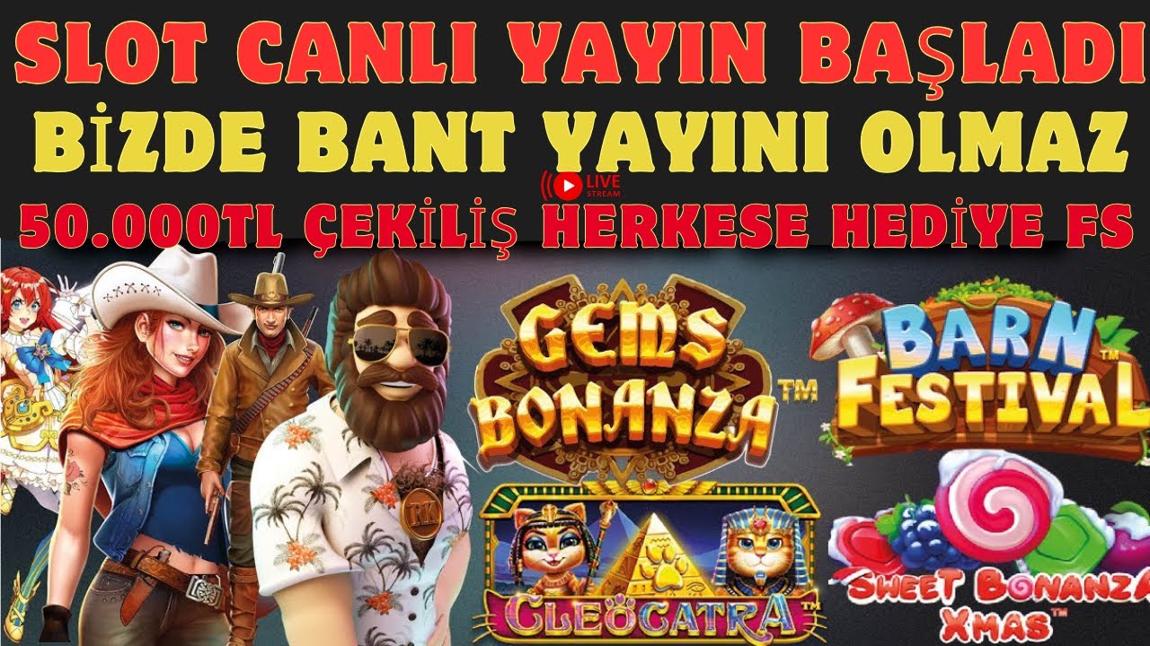 🔴SLOT CANLI YAYIN BAŞLADI 🔴 SLOT OYUNLARI 