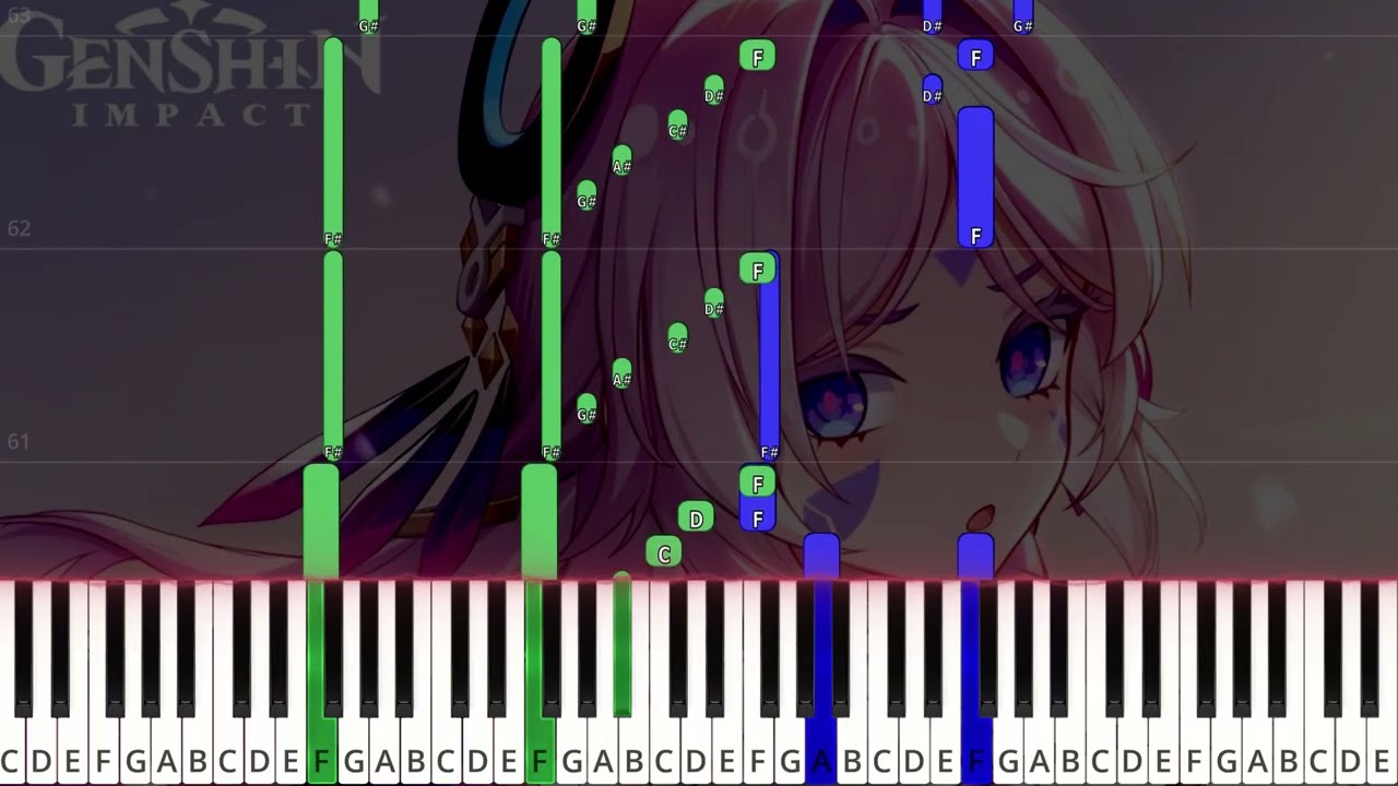 Infinite Cosmodynamics | [Piano Tutorial] Synthesia