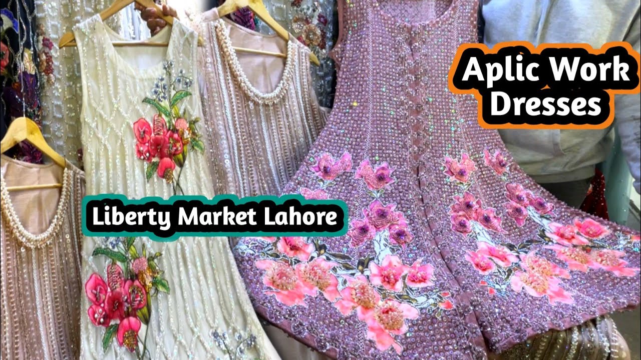 Liberty Market Lahore || Aplic Work Dresses 2026 || Affordable Price || Liberty Market Duppata Gali 