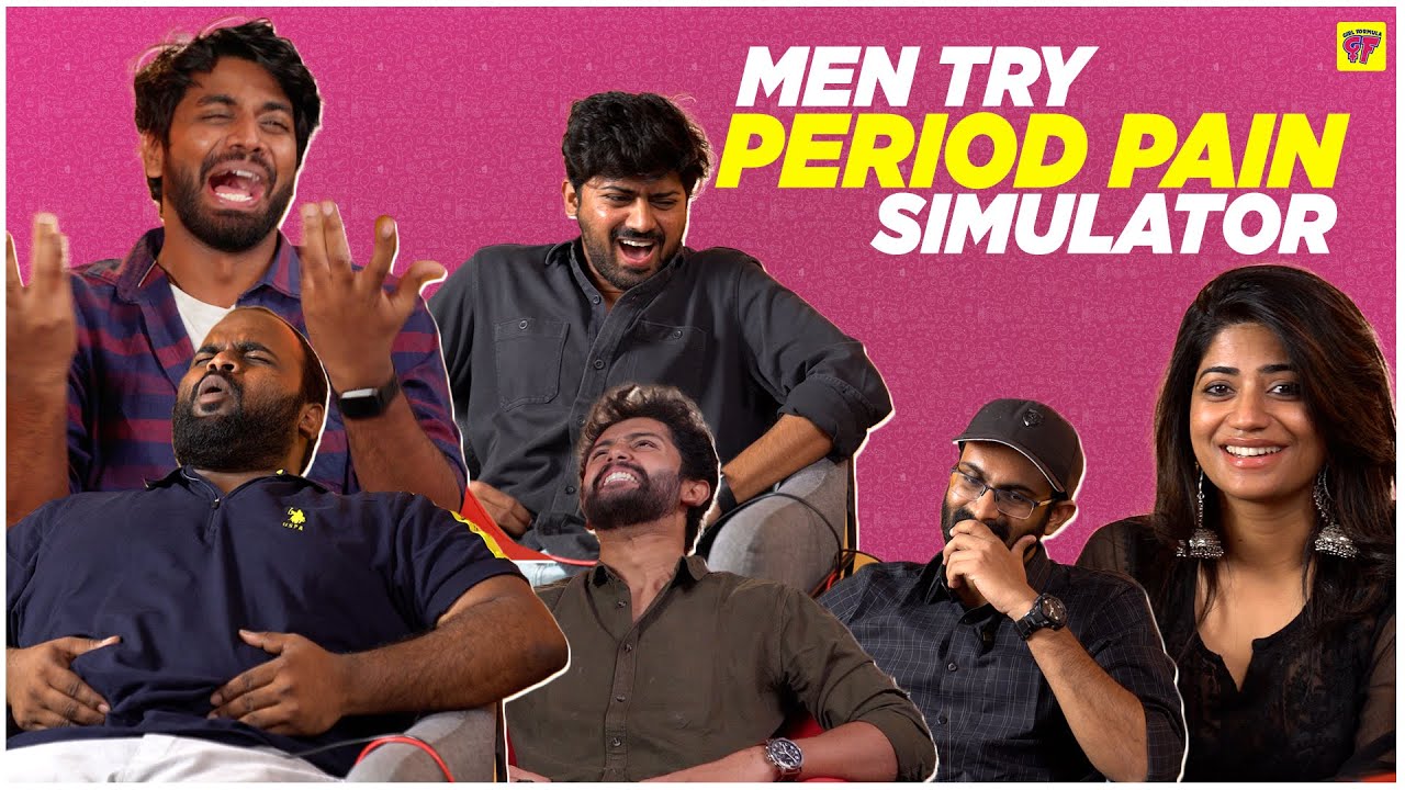Men Try Period Pain Simulator | Girl Formula