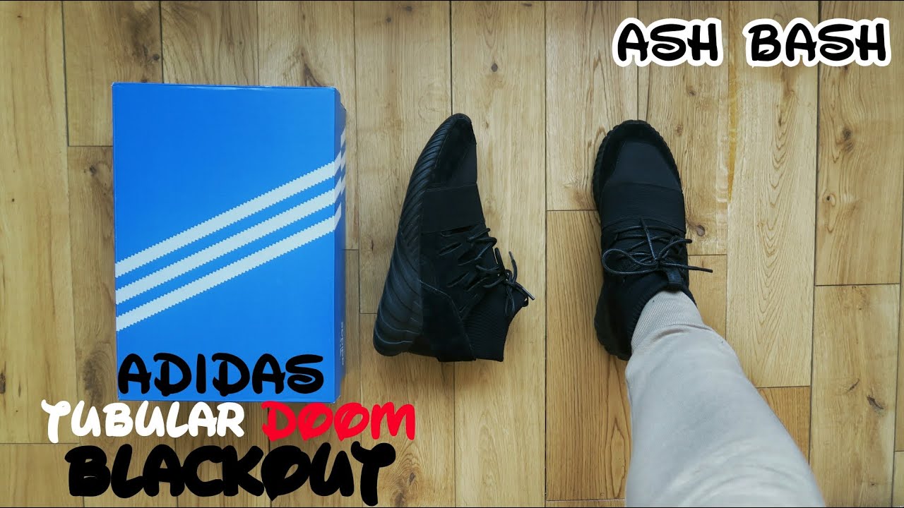 Adidas Tubular Doom | Blackout | Review + On Feet | Ash Bash
