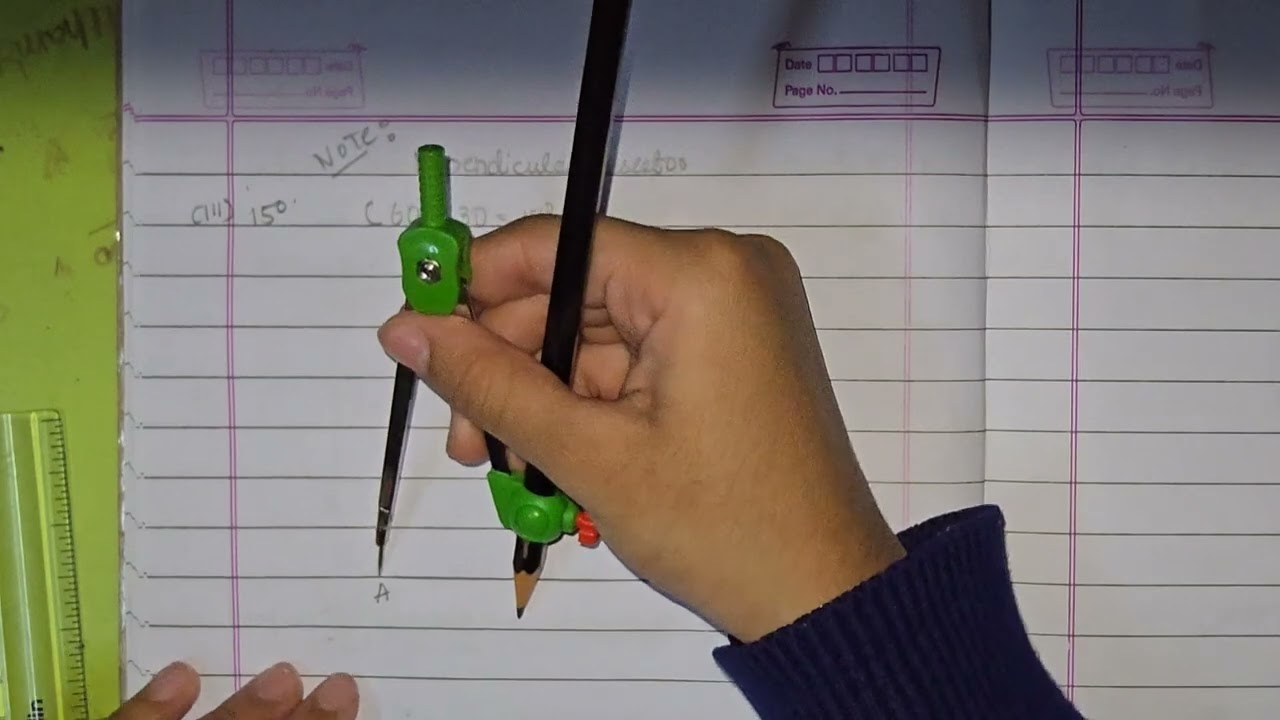 Learn to draw angles without protractor ❕️