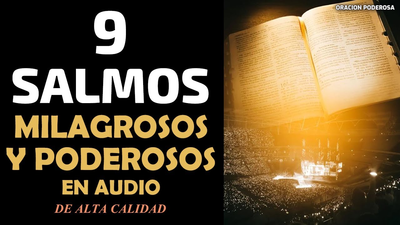9 Salmos Milagrosos y Poderosos en audio alta calidad 🕯📖🕯
