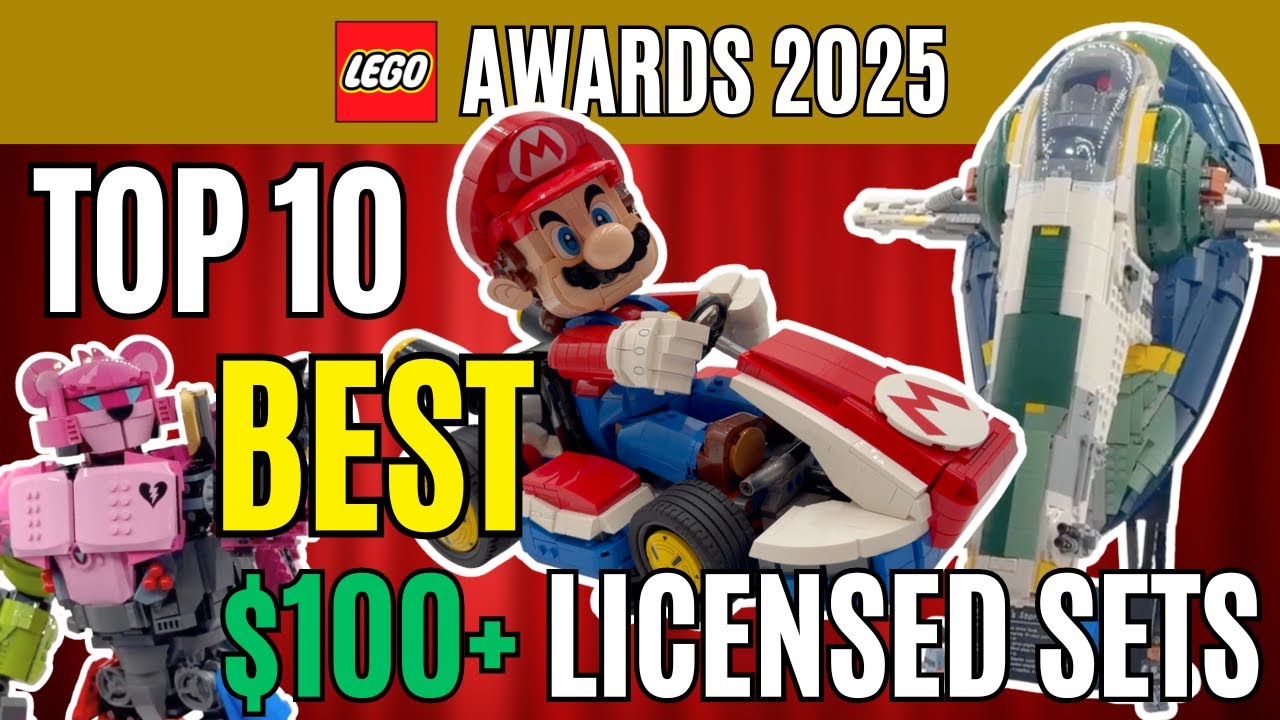 Top Ten BEST LEGO Sets Over $100 (Licensed) - 2025 Awards