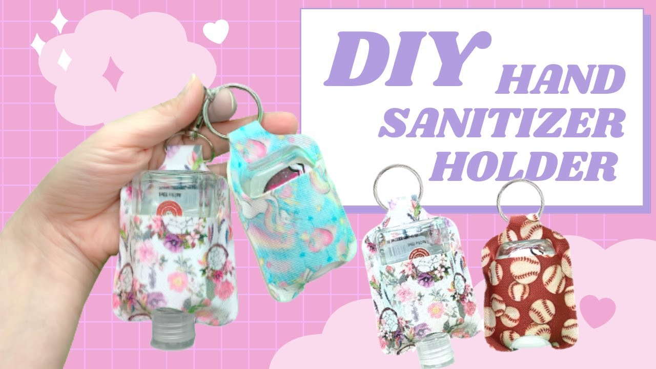 How To Make No Sew Hand Sanitizer Holder|Hand Sanitizer Pouch|Faux leather Hand Sanitizer
