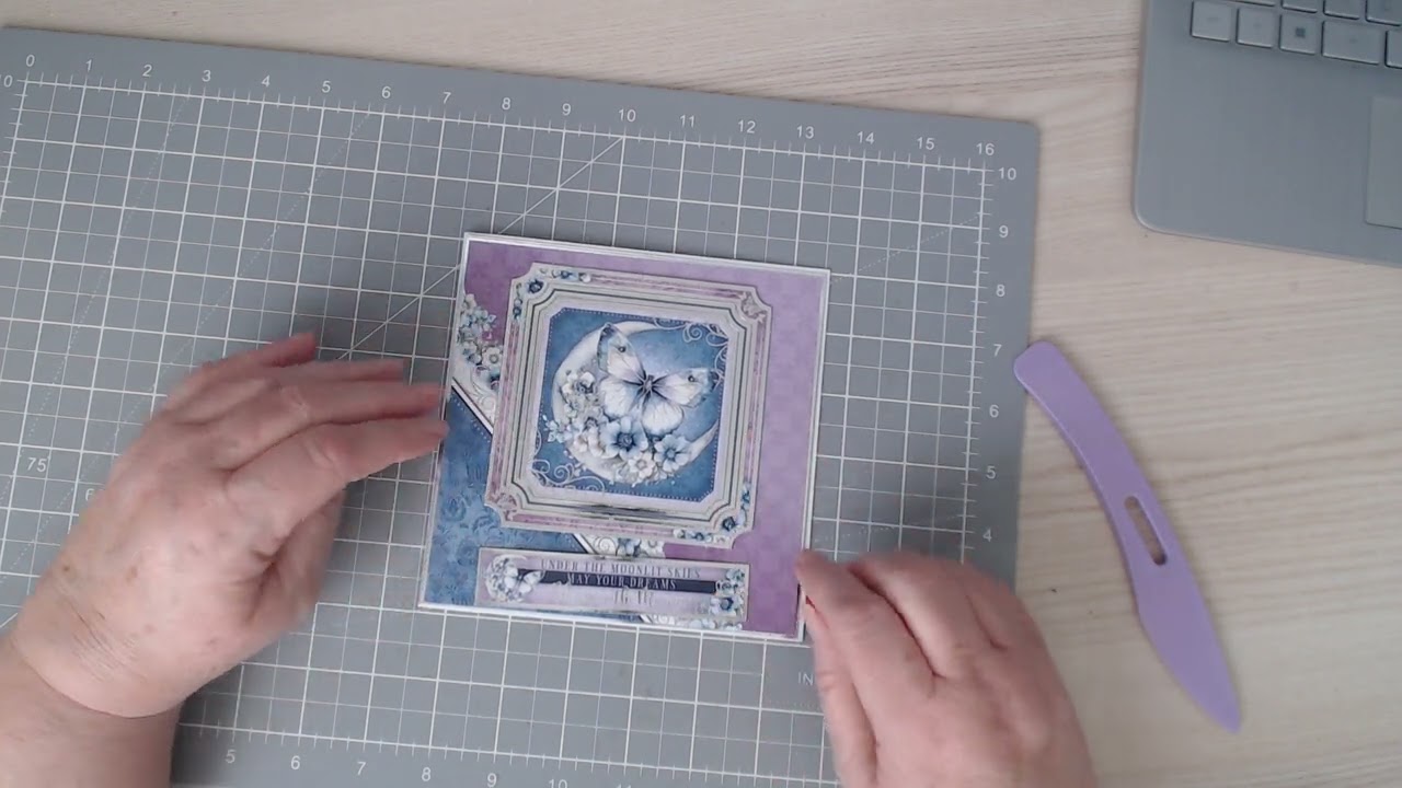 Crafting with Hunkydory issue 87 Fluttering moonlight, the magic of midnight
