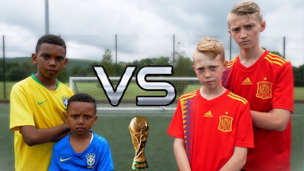 BRAZIL VS SPAIN! Neymar Jr VS Diego Costa! With Kailem