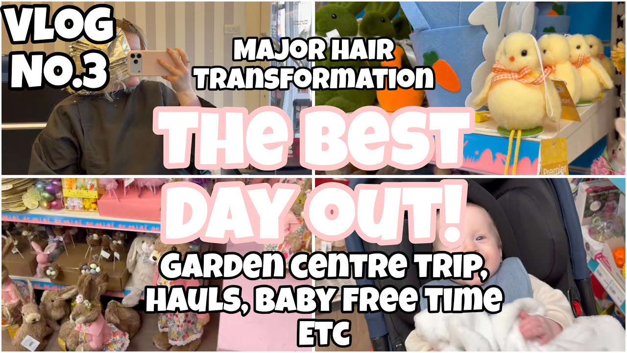 ЛУЧШИЙ ДЕНЬ НА ВЫЕЗДЕ - Поездка в садовый центр, покупки, свободное время с малышом и т.д. // ВИД...