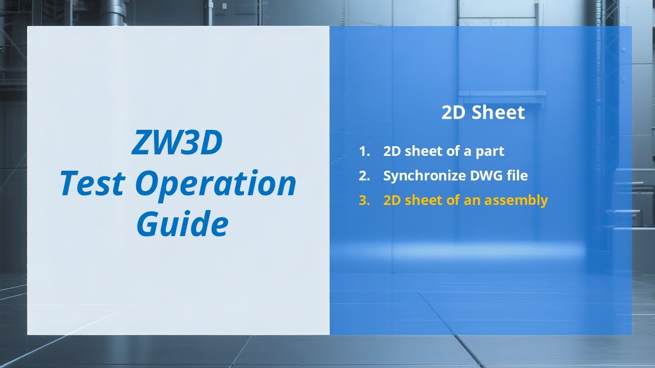 Part 16 - 2D Sheet of An Assembly