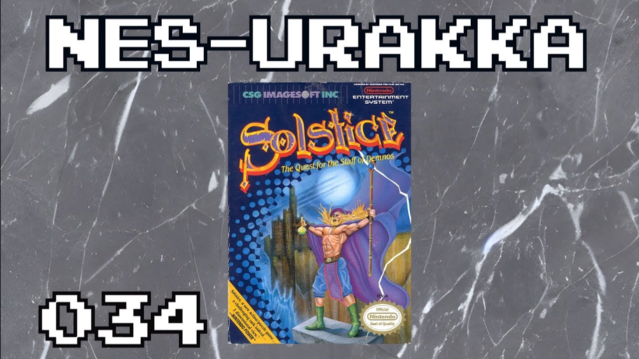 NES-Urakka 034 | Solstice: The Quest for the Staff of Demnos (NES)
