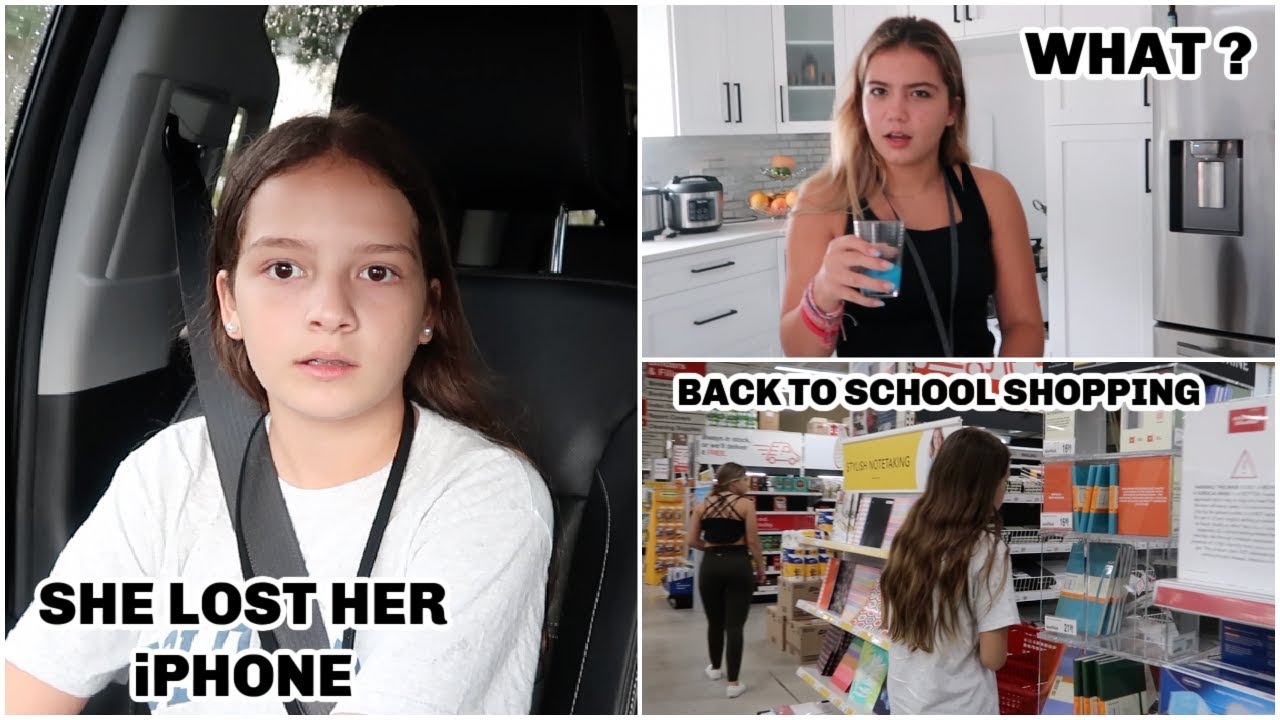 Emily lost her iPhone at the school / Back to School Shopping / Home Decor Haul | VLOG 
