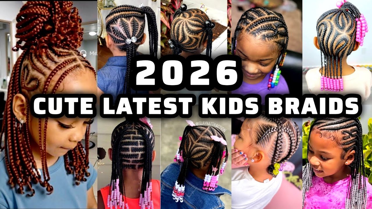 🔥Самые новые милые прически для школы 2026 года / Косички для детей #cocomelon #braids #kids