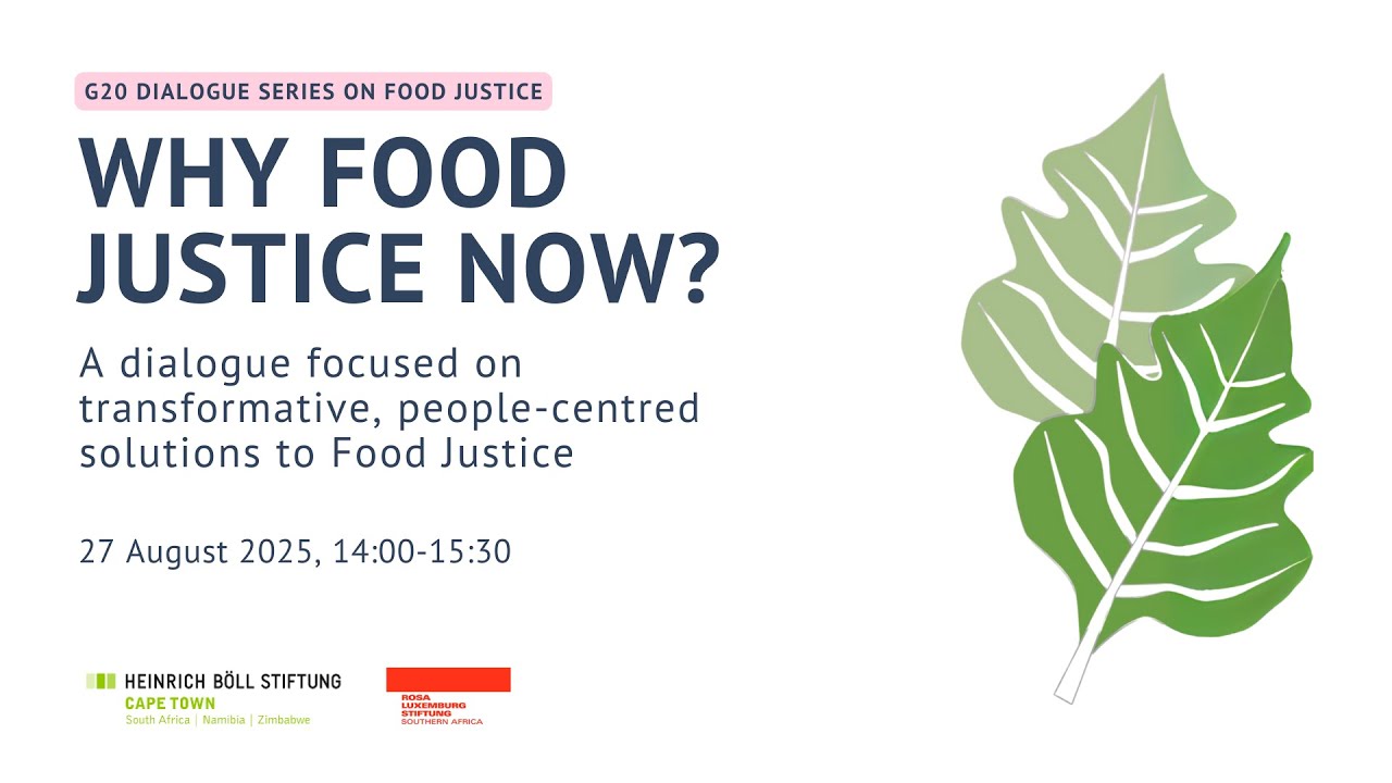 Why food justice now?