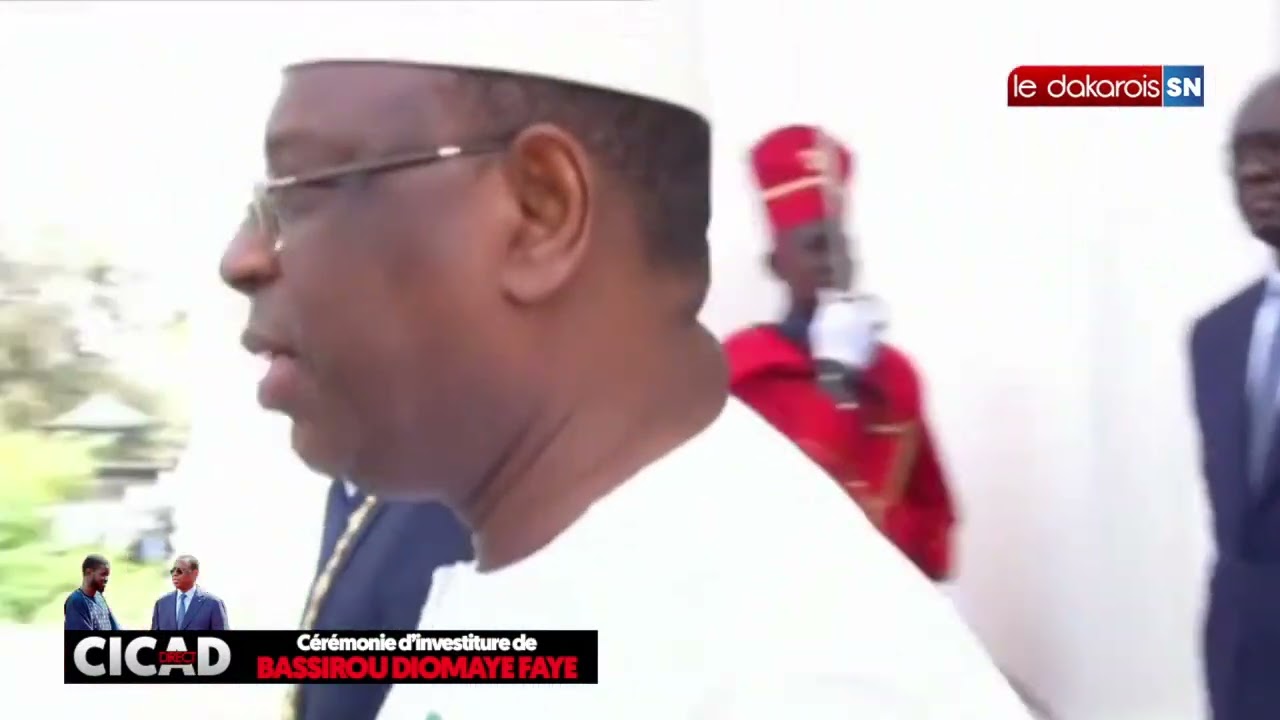 Passation de pouvoir : Bassirou Diomaye Faye accompagne Macky Sall