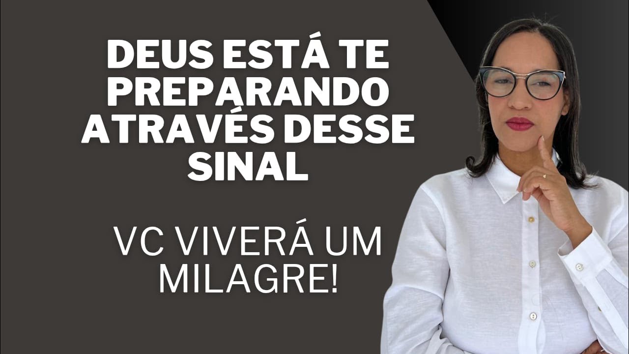 AO VIVO: Deus quer te avisar hoje, vc viverá um milagre.