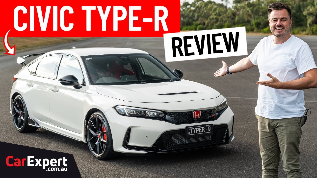 Обзор Honda Civic Type R 2023 года (включая тест разгона от 0 до 100 миль в час, торможения и авт...