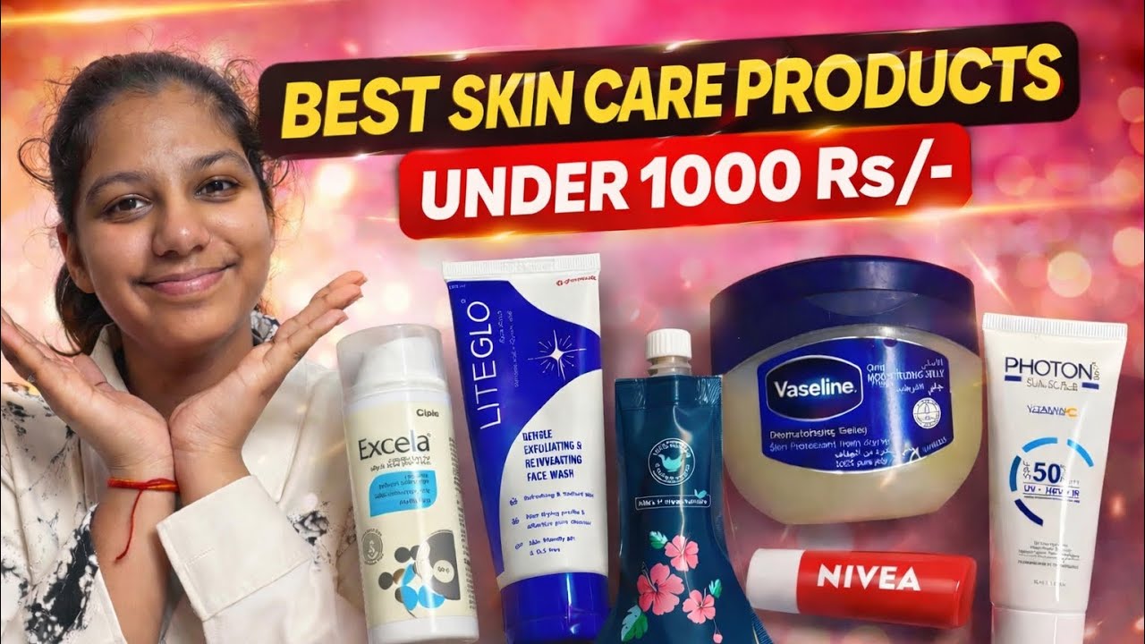My Best Skin Care Products Under 1000 Rs 🤑 | Skin Care Routine Under Budget