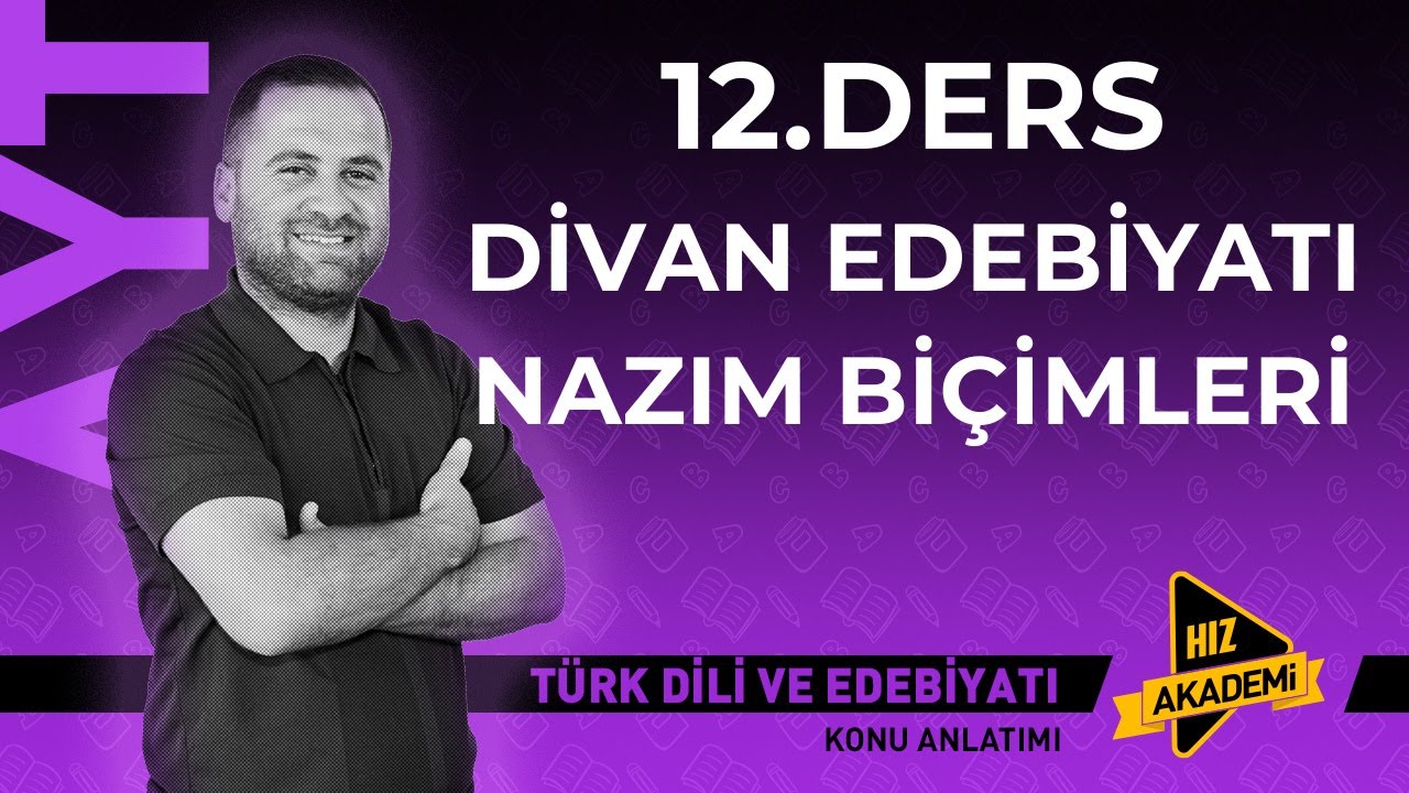 Divan edebiyatı nazım biçimleri - 40 Günde Ayt Edebiyat Kampı 2026/📌 12. GÜN