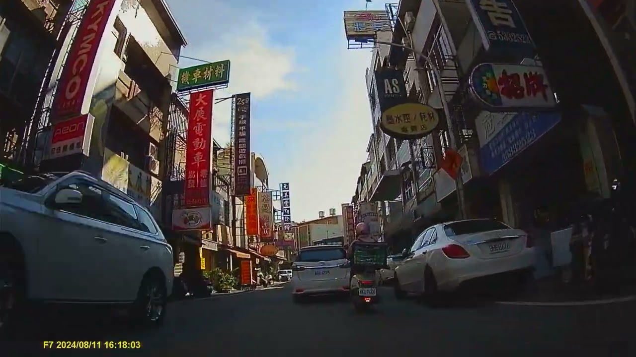 斗六火車站街景