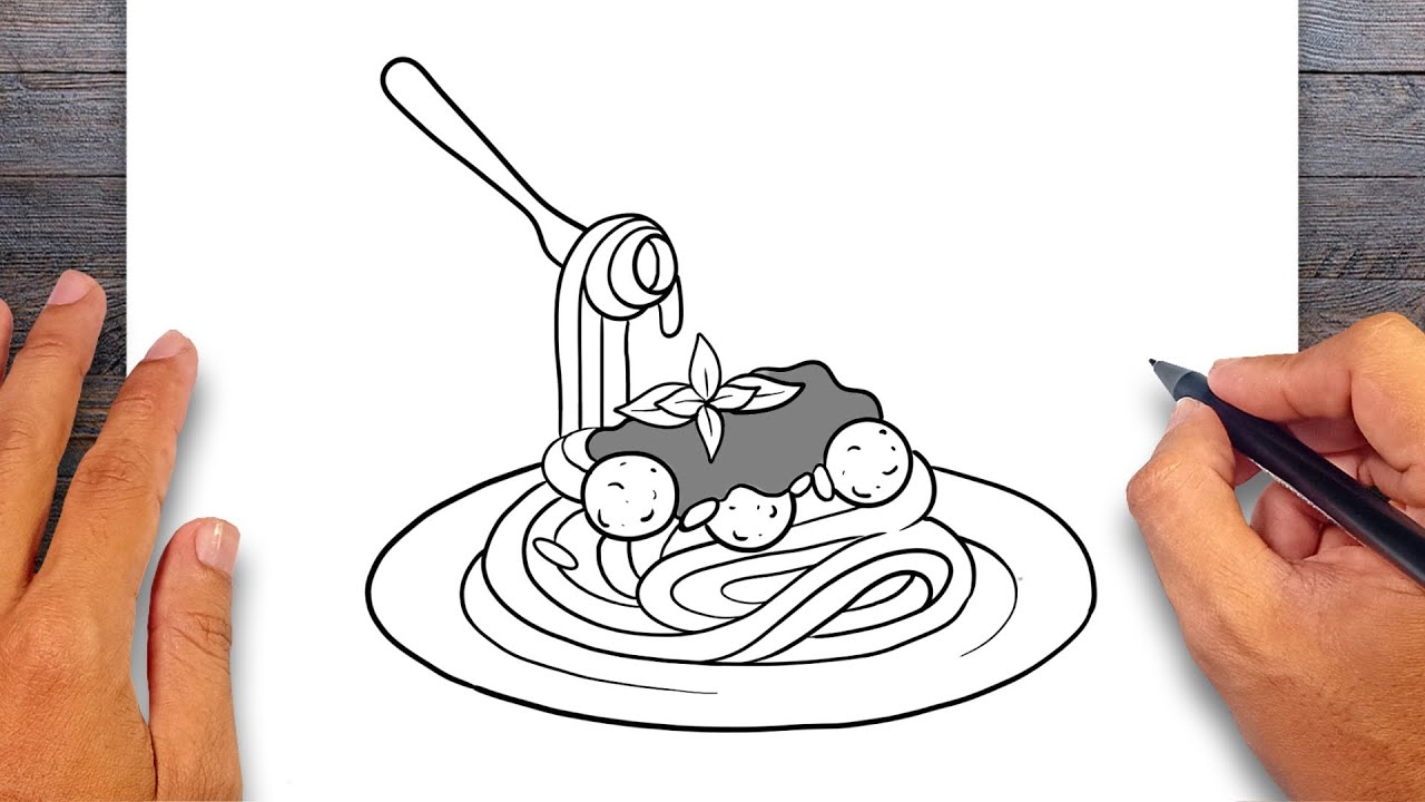 How to draw Spaghetti