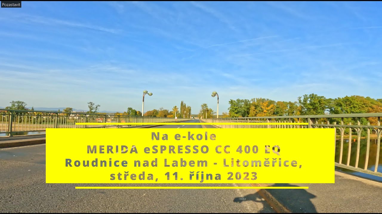 Roudnice - Litoměřice cyklostezka 2, Labská, 11.10.2023, 4K