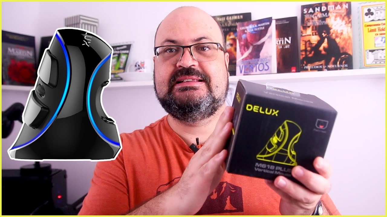Mouse Vertical Delux M618 Plus