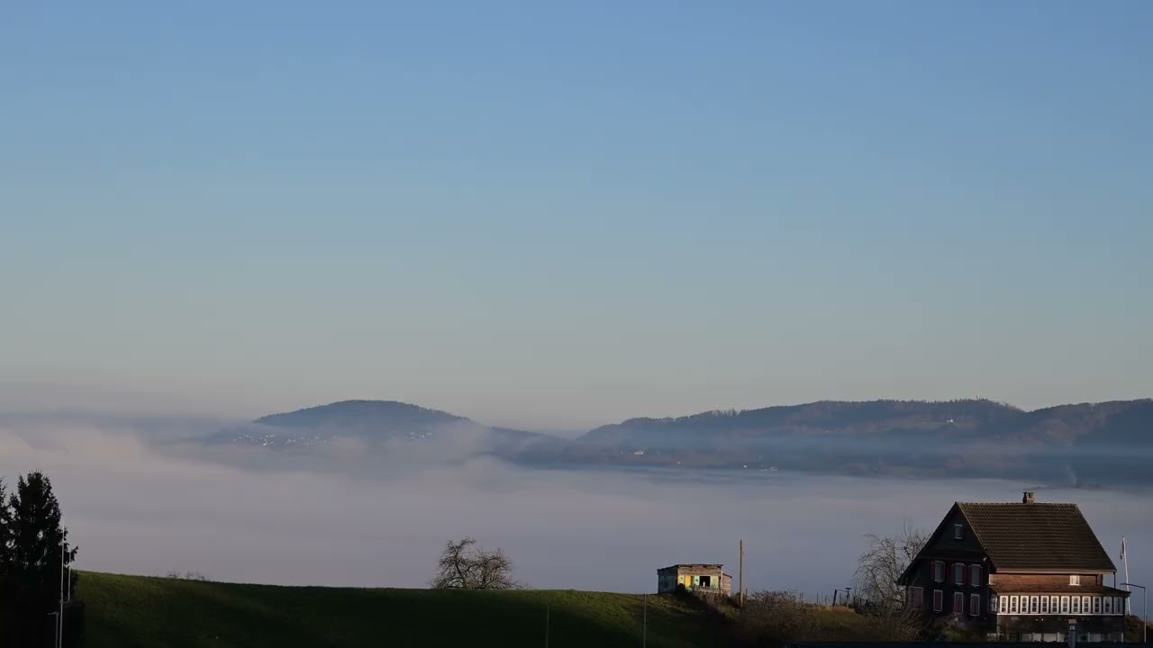 7 Minutes Above the Fog Switzerland