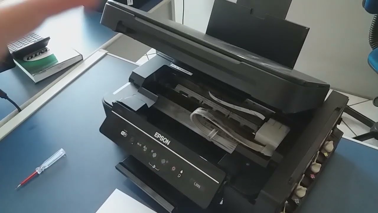 Epson L395 não sai tinta