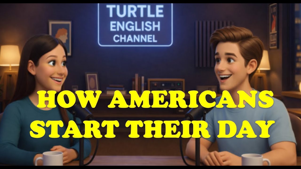 How Americans Start Their Day | Real American Morning Routine | Easy English Podcast