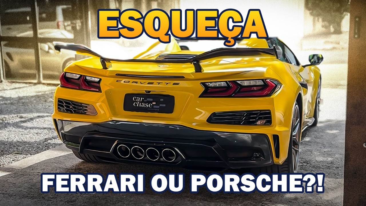 O CORVETTE Z06 É MELHOR DO QUE UM PORSCHE 911 TURBO!!🔥