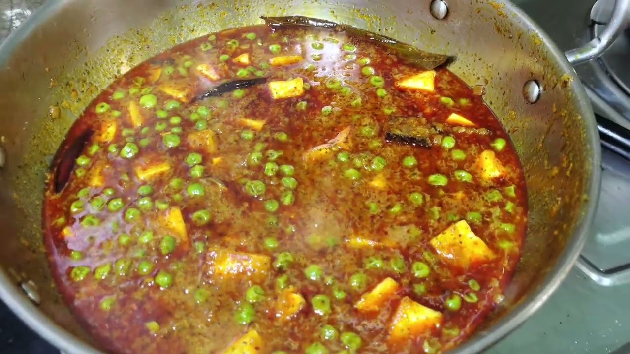 Matar Paneer Recipe#food #recipe 