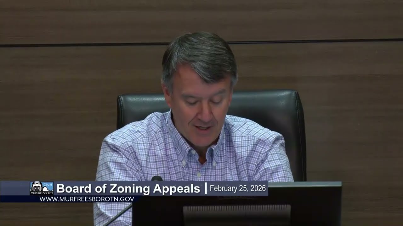 Board of Zoning Appeals - February 25, 2026