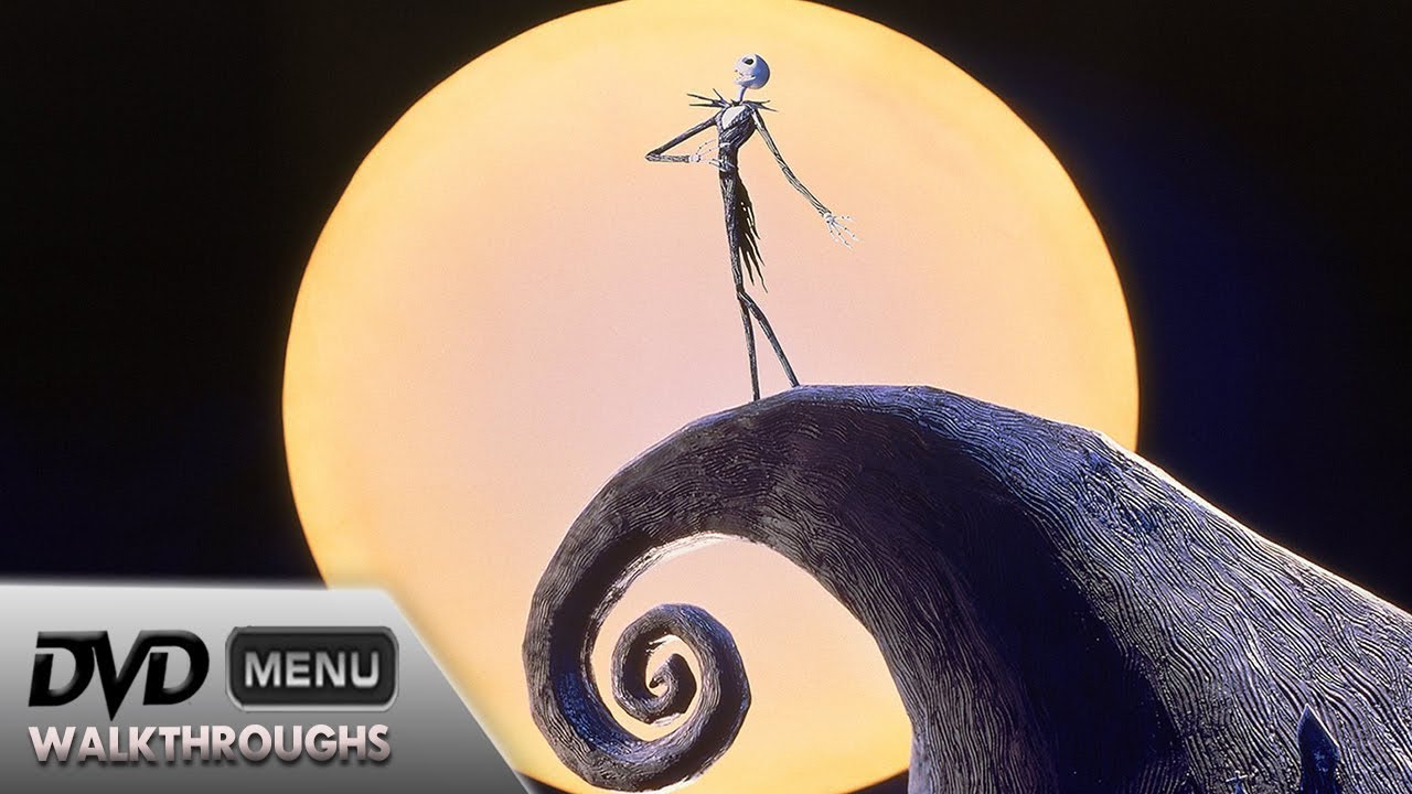 The Nightmare Before Christmas (1993, 2008) DvD Menu Walkthrough