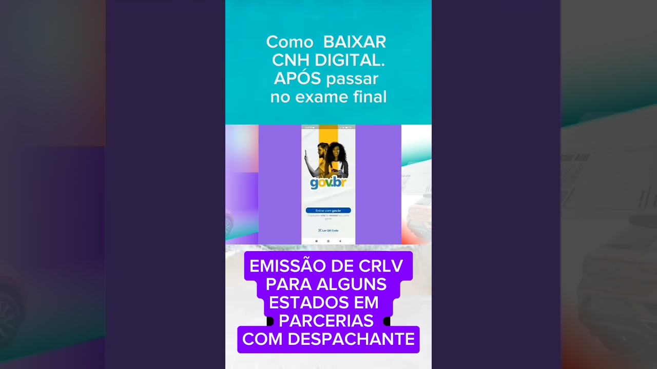 COMO BAIXAR CNH DIGITAL AP&Oacute;S PASSAR NO EXAME FINAL #cnhdigital