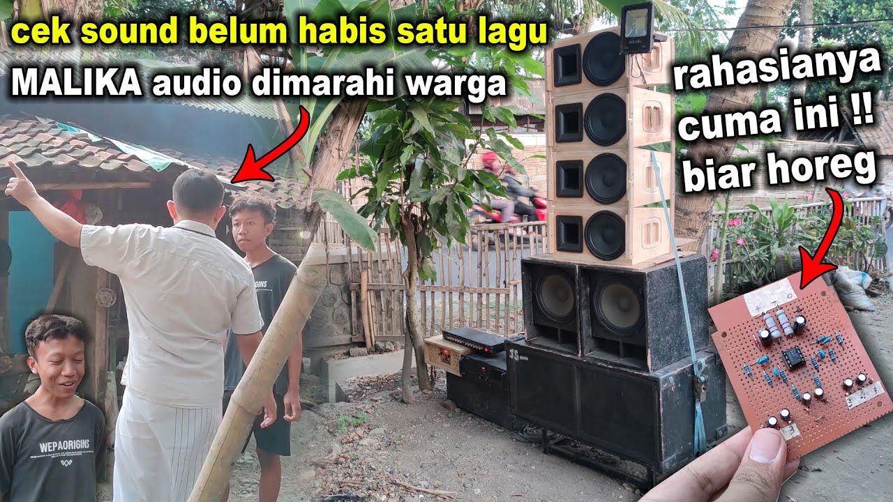 SEMAKIN GANAS !! MALIKA audio cek sound LOSS langsung diamuk orang