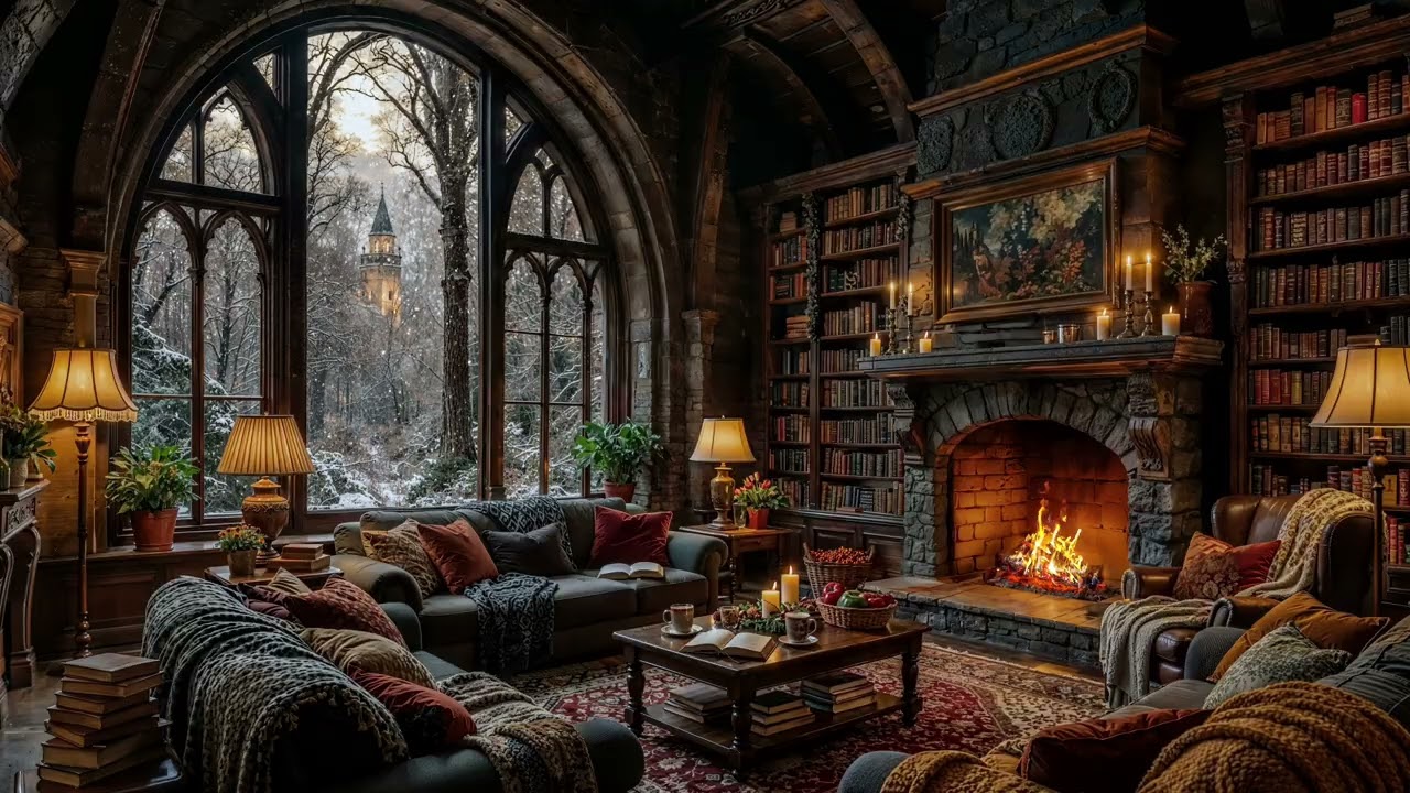Relaxing Fireplace Crackling - Cozy Ambience for Sleep and Relaxing