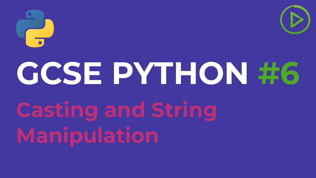 GCSE Информатика Python #6 - Приведение типов и работа со строками