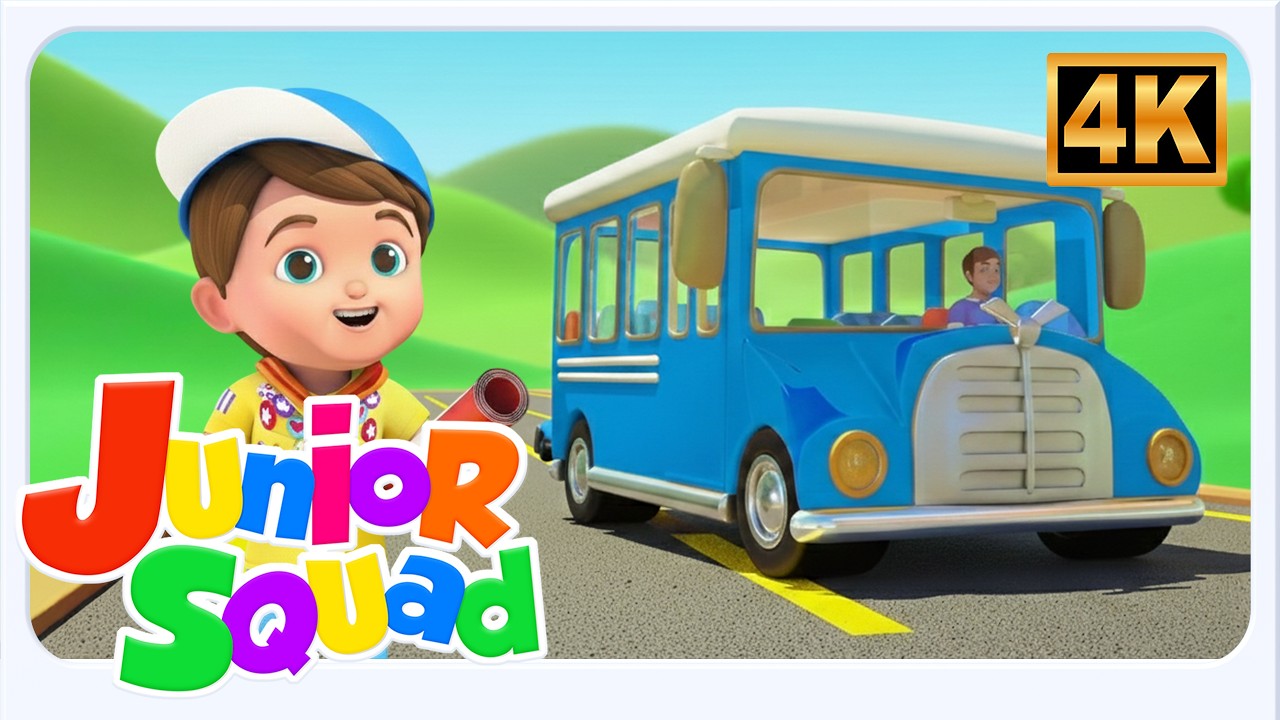 Junior Squad | Les Roues de l’Autobus | Chanson pour Enfants 🚌🎶