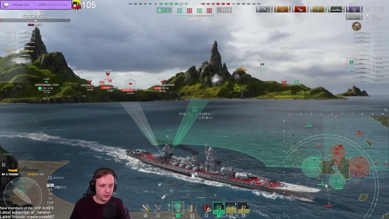 Yoshino - How to play the Mega Zao - 3768XP - World of Warships Guide