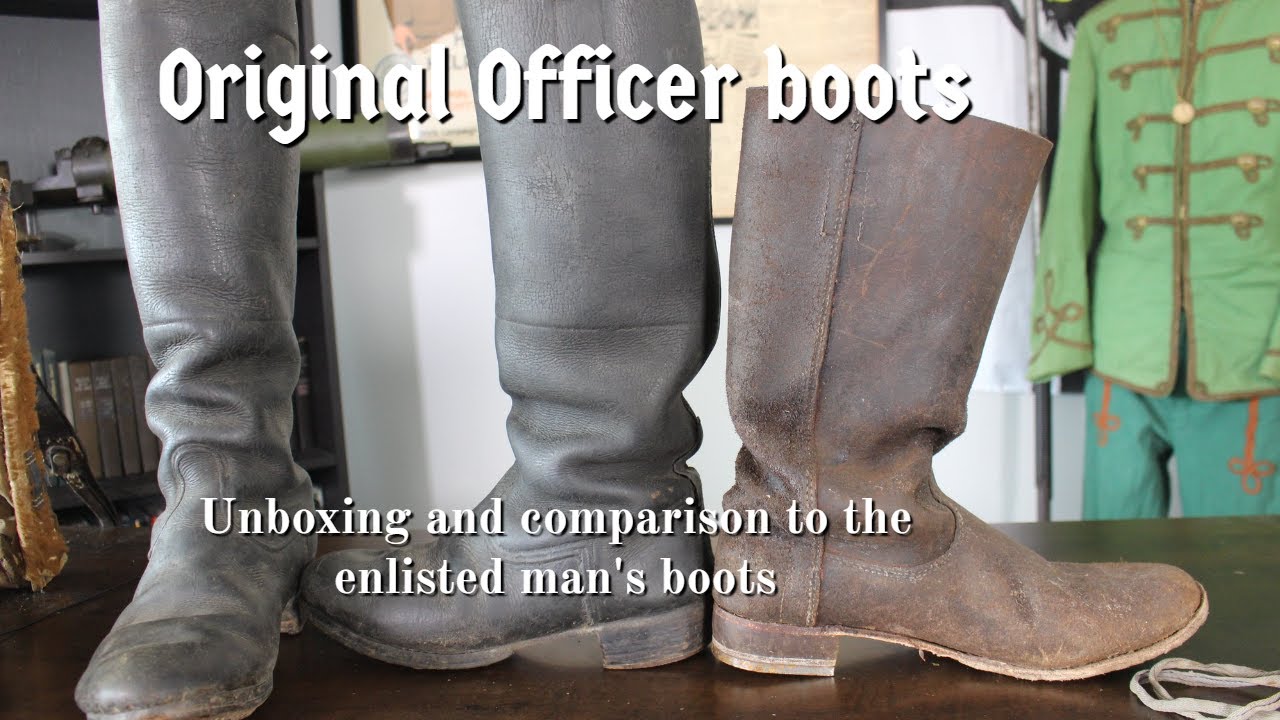 Original WWI German Officers Boots