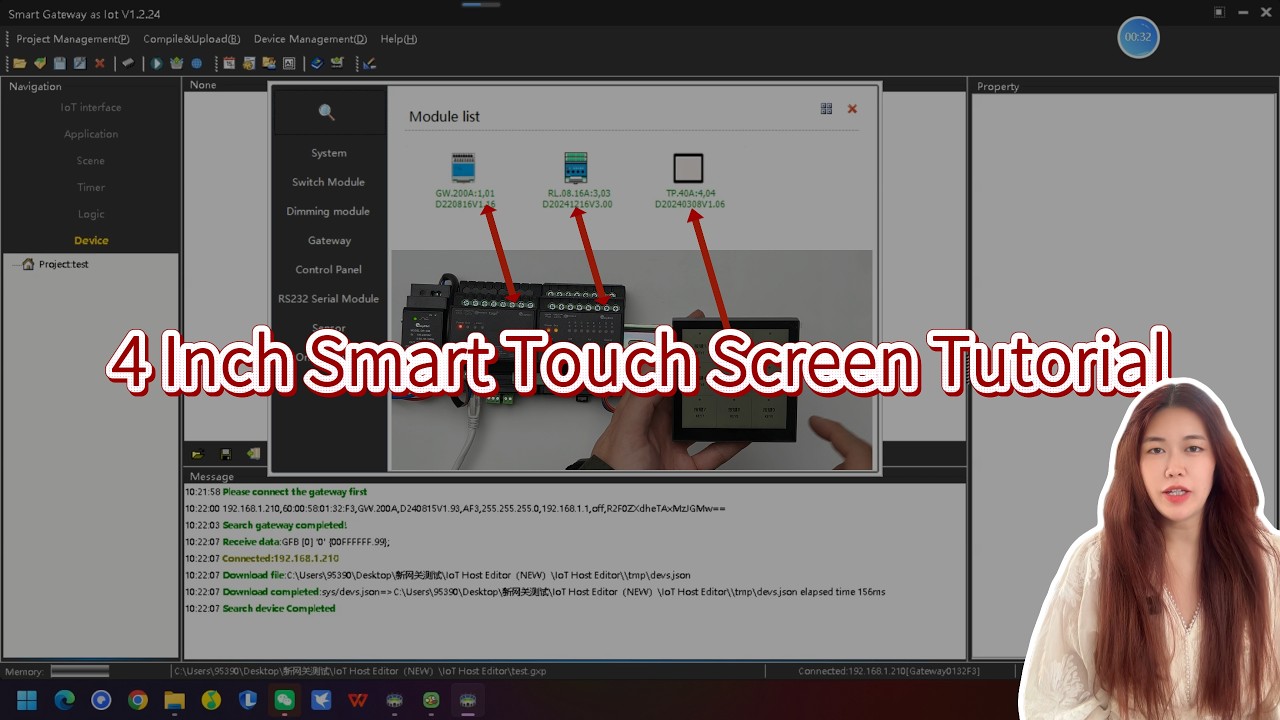 4 Inch Smart Touch Screen Tutorial | Easyctrl Smart Lighting Control System