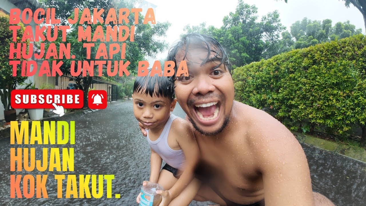 JANGAN TAKUT, MANDI HUJAN ITU BASAH LOH | tapi tidak berlaku untuk kami.