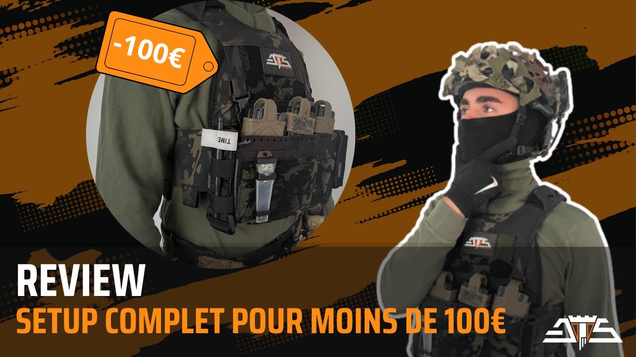 REVIEW : Setup AIRSOFT pour moins de 100€