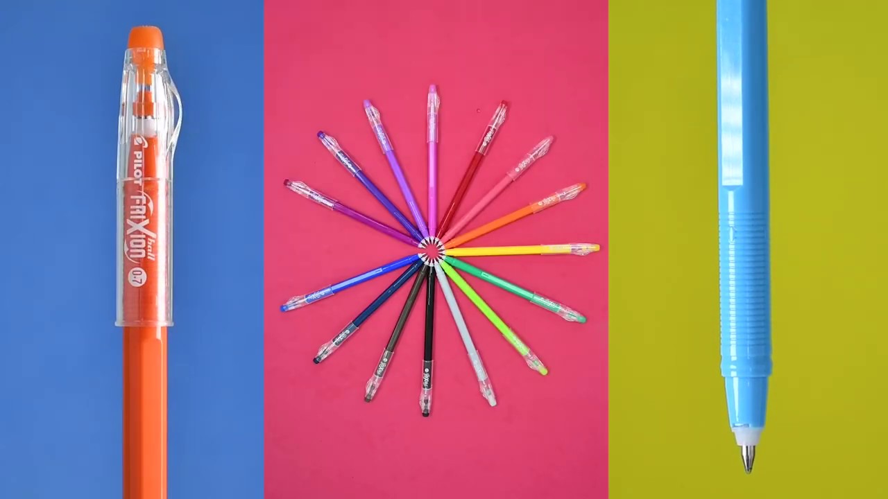 PILOT, FRIXION BALL STICK / Se borran con calor, aparecen con fr&iacute;o.