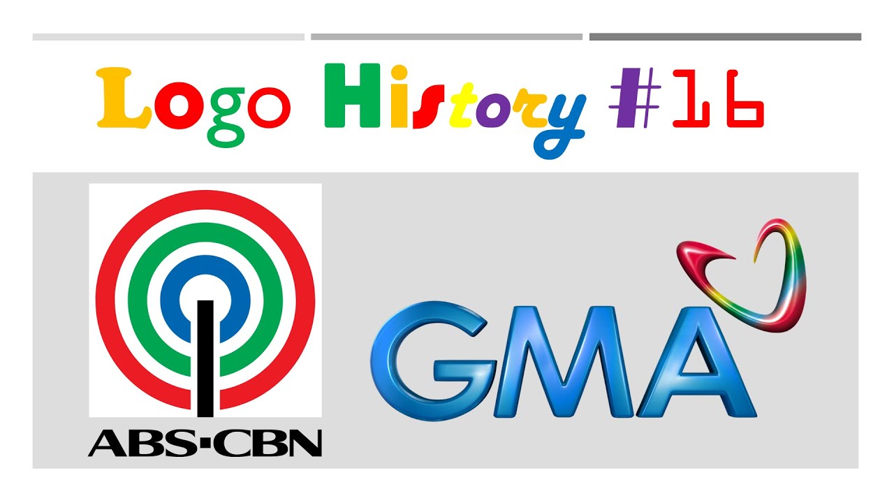 Logo History #16: ABS-CBN and GMA Network