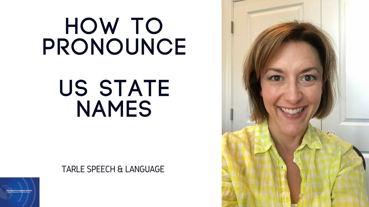 Learn how to pronounce 🇺🇸 US STATES 🇺🇸 American English Pronunciation Lesson