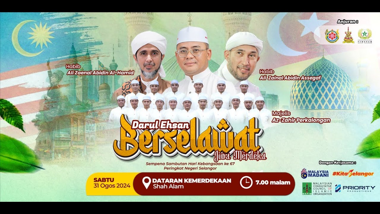📡🔴 LIVE - DARUL EHSAN BERSHOLAWAT  - JIWA MERDEKA II BERSAMA MAJELIS AZ ZAHIR