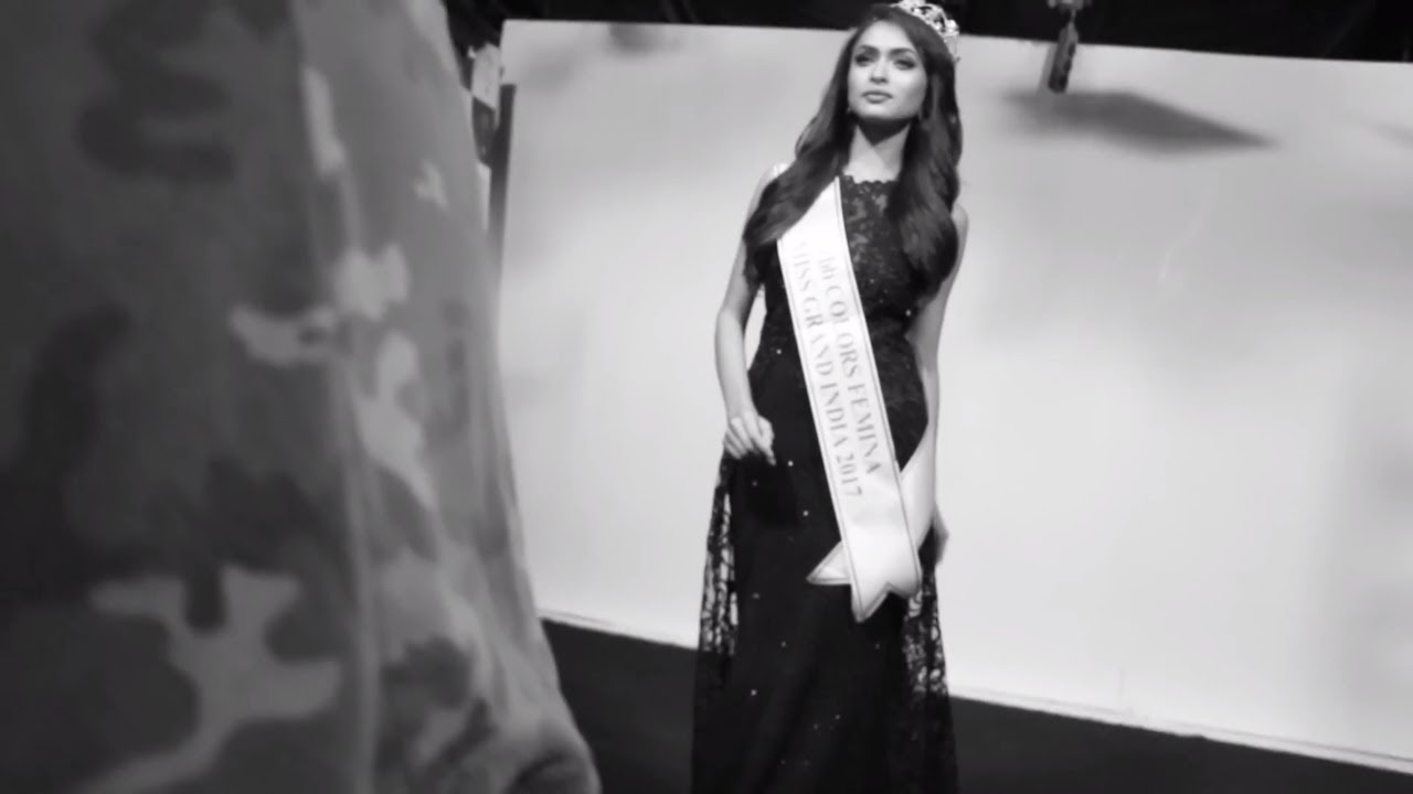 fbb Femina Miss Grand India 2017 Anukriti Gusain's Behind the Scenes Photoshoot